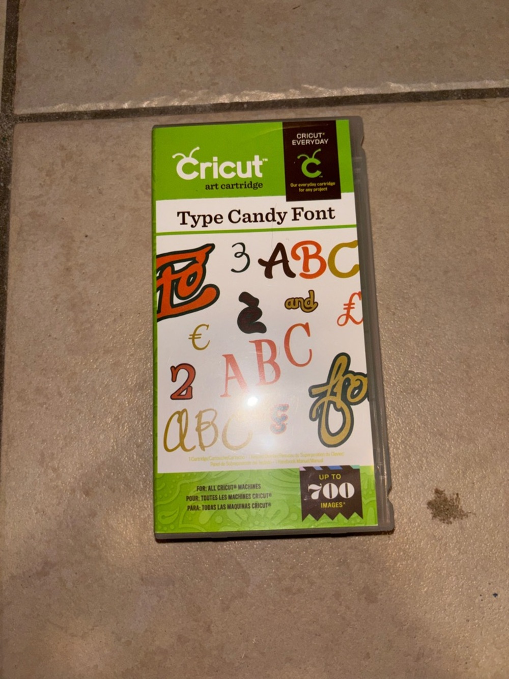 Cricut Type Candy Font Art Cartridge with Overlay and Handbook 700 Images